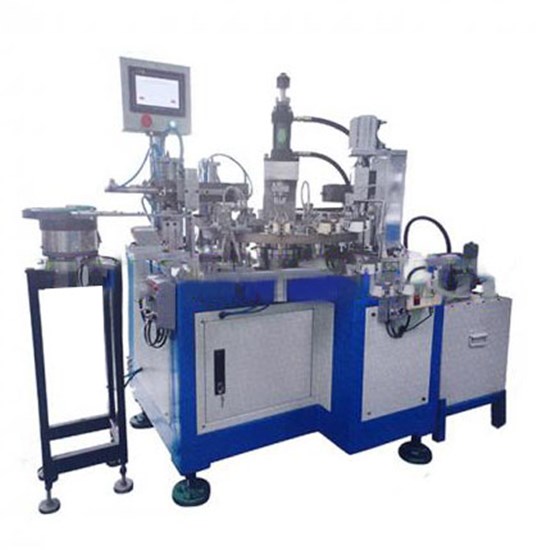 Máquina de costura de condensadores hidráulica