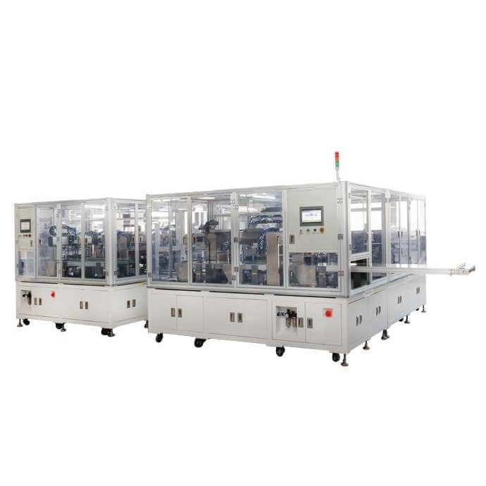 Máquina automática de soldadura de pestañas para la línea de producción de celdas prismáticas