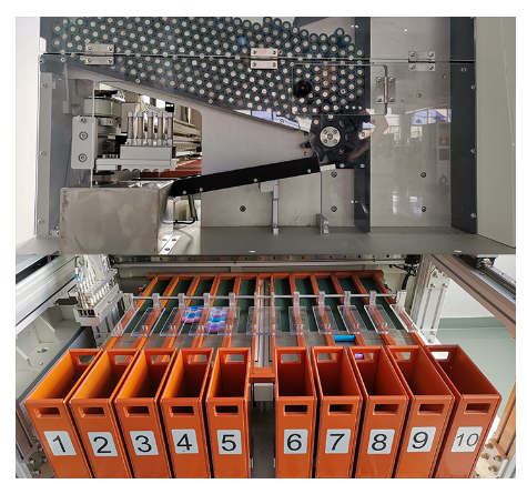 Máquina clasificadora y recolectora