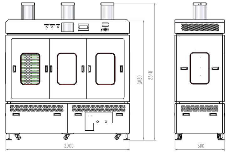 Máquina de formación de células en bolsa