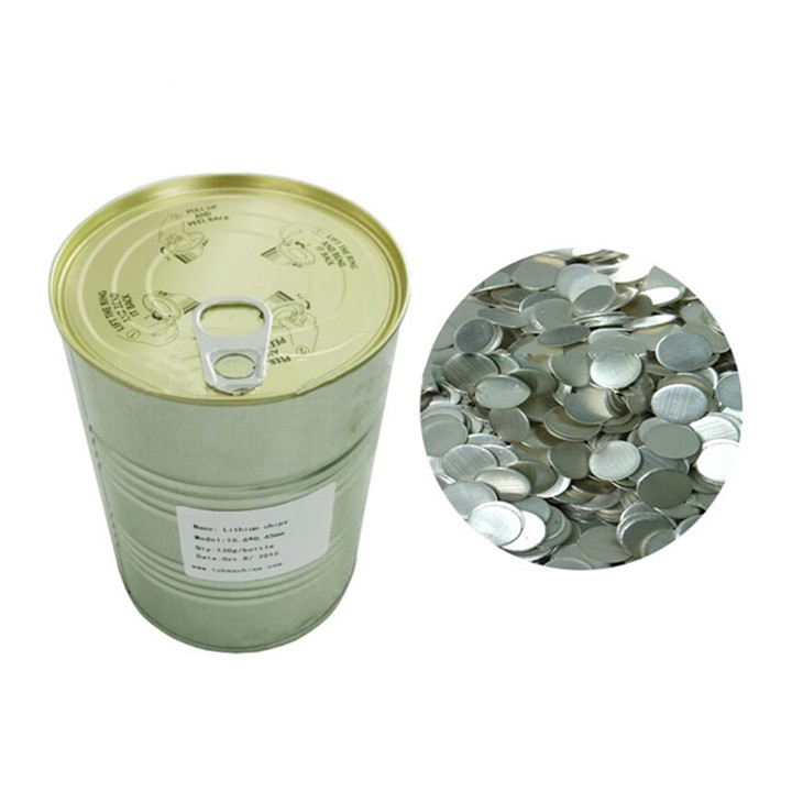 Chips de litio de grado de batería para celdas de botón