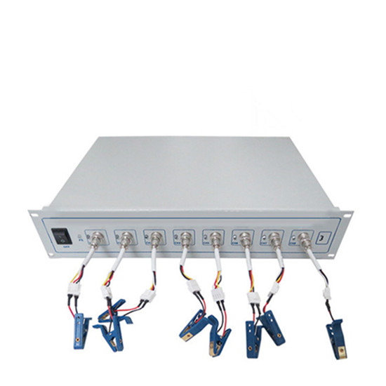 Analizador y comprobador de pilas de botón de 8 canales, 5 V y 10 mA