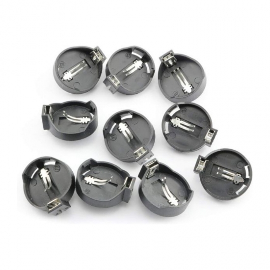 Portapilas tipo botón de 20 mm (PTH) 2032/2016/2025