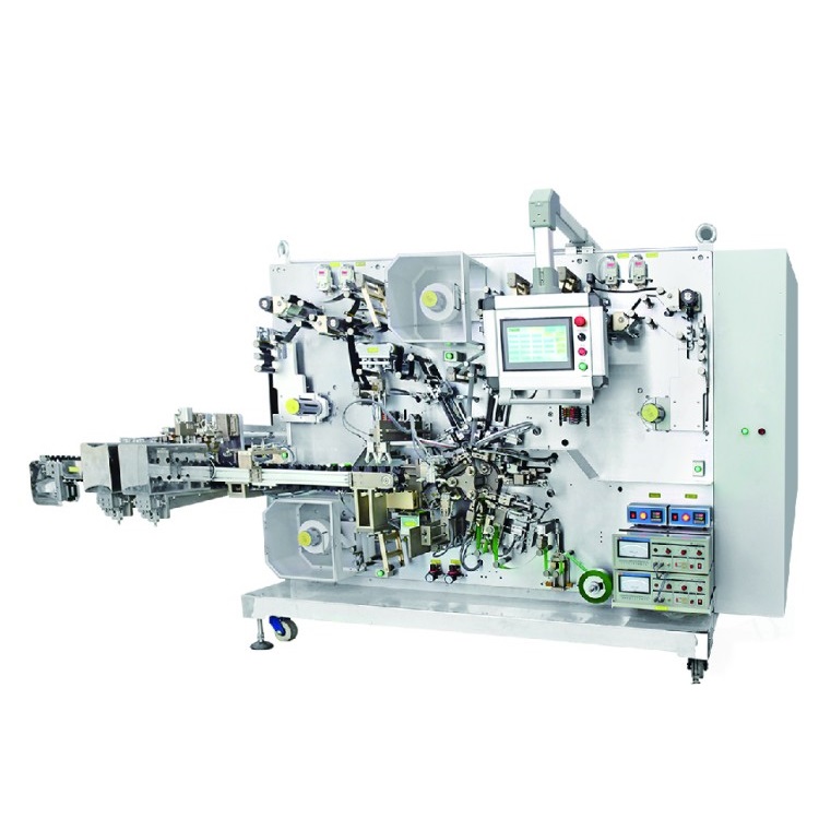 Bobinadora automática de electrodos para ensamblaje de supercondensadores