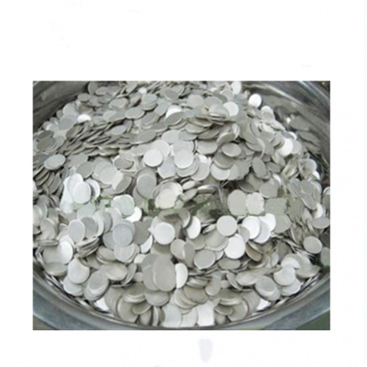 Chips de litio para materiales de celdas tipo botón D:16 mm*T:0,4 mm