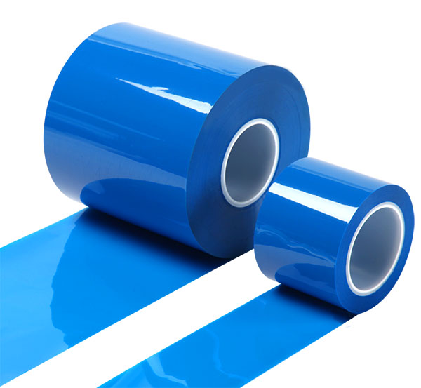 Película protectora de PET azul para batería con carcasa de aluminio prismático