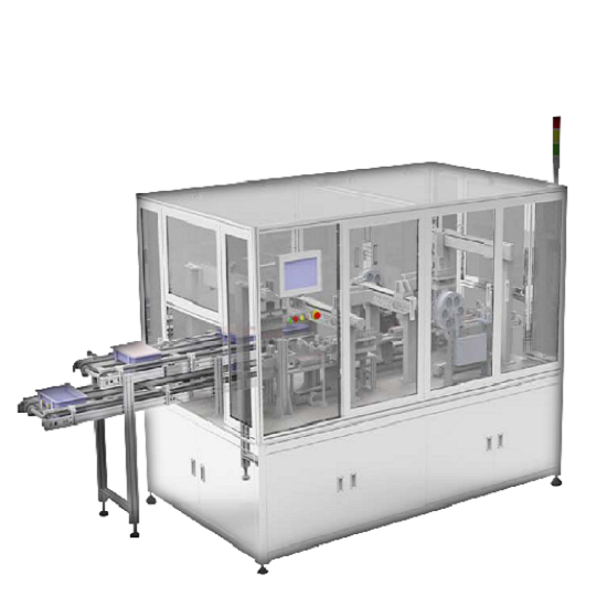 Máquina para pegar adhesivo cilíndrico para baterías