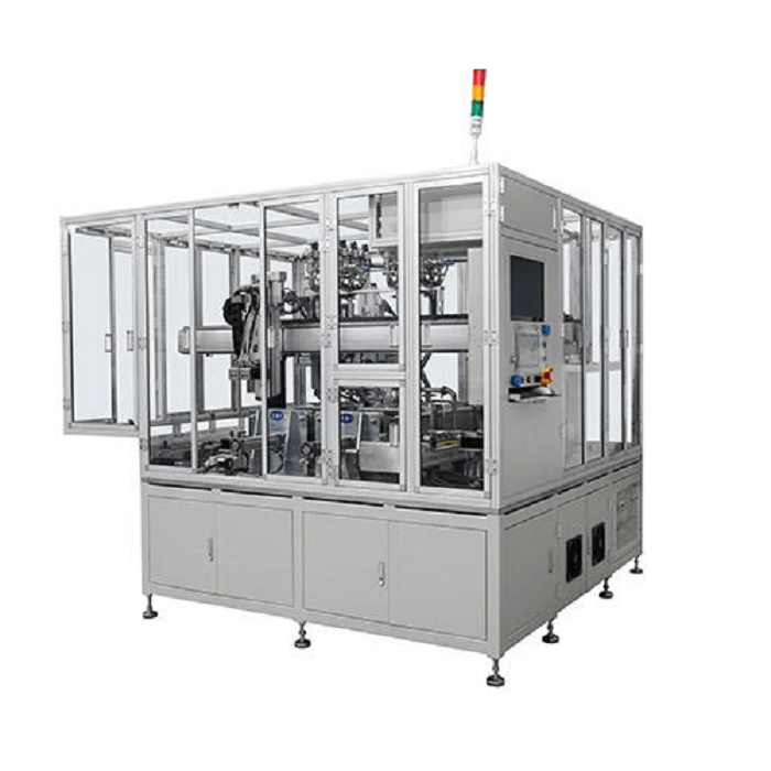 Detector de helio y defectos para baterías selladas de celdas prismáticas