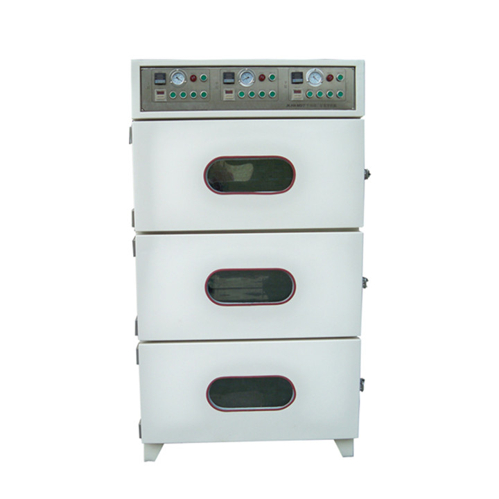 Horno de secado al vacío de tres capas de alta temperatura de 200 °C con bomba de vacío