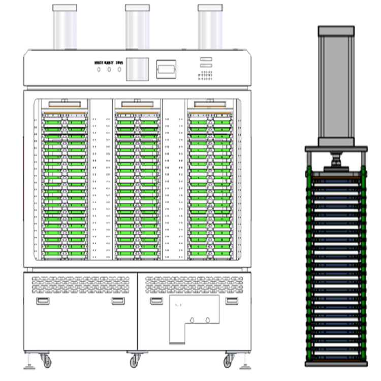 Máquina formadora de bolsas de presión con prensado en caliente de 256 canales, 5 V 6 A