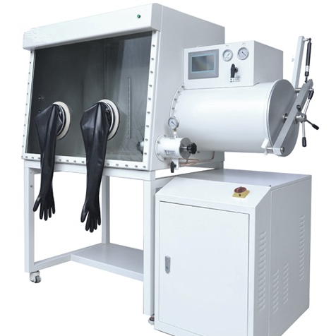 Caja de guantes de vacío de una sola estación para laboratorio con contenido de agua y oxígeno inferior a 1 ppm