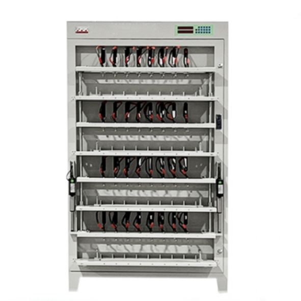 Dispositivo de clasificación de celdas prismáticas de 5 V y 60 A, 64 canales, comprobador de capacidad de carga y descarga
