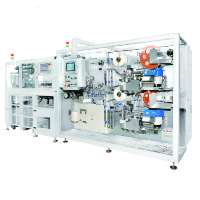 Máquina de soldadura por puntos, bobinado y costura de condensadores sólidos para ensamblaje de supercondensadores