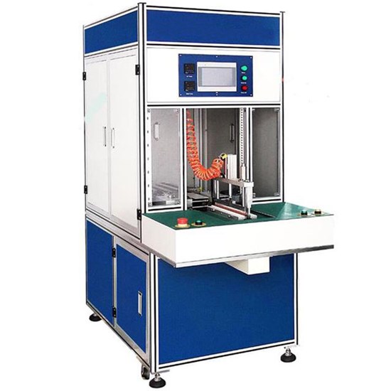 Máquina semiautomática 3 en 1 para recortar y planchar bordes de baterías, ideal para fundas de celulares tipo bolsa.