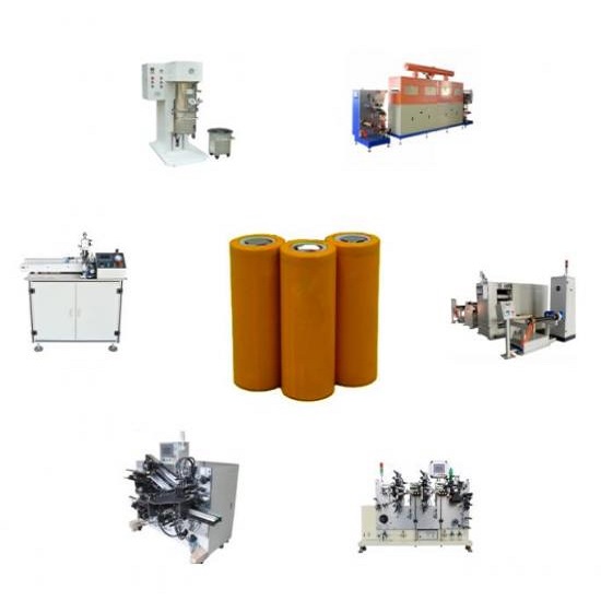 Máquinas semiautomáticas para plantas de fabricación de celdas cilíndricas