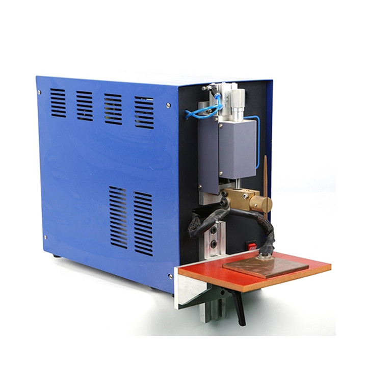 Soldadora neumática de un solo punto con celda cilíndrica 18650