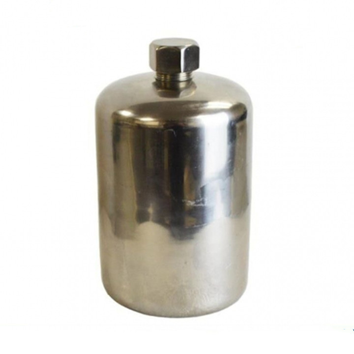 Recipiente de acero inoxidable de 1000 ml (vacío) para electrolito en batería de iones de litio
