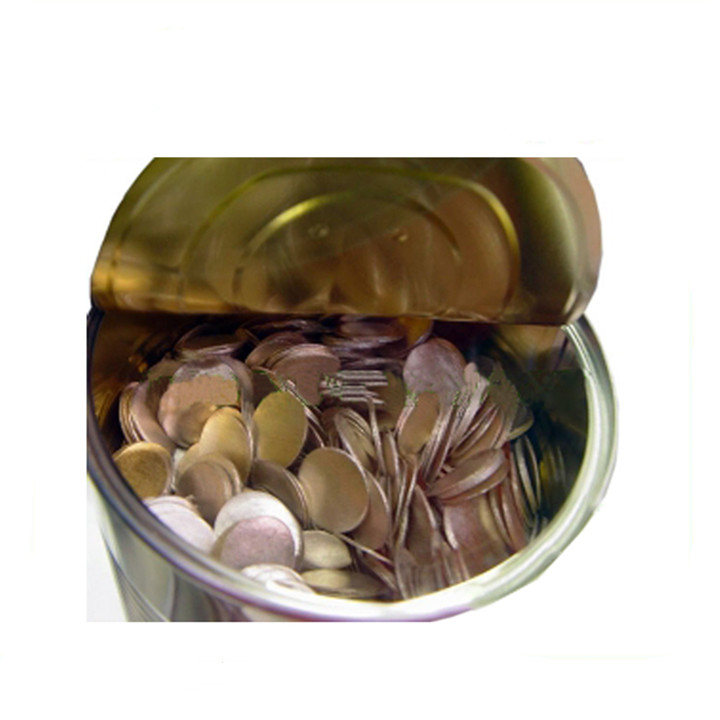 Chips de litio de alta pureza para materiales de celdas tipo botón