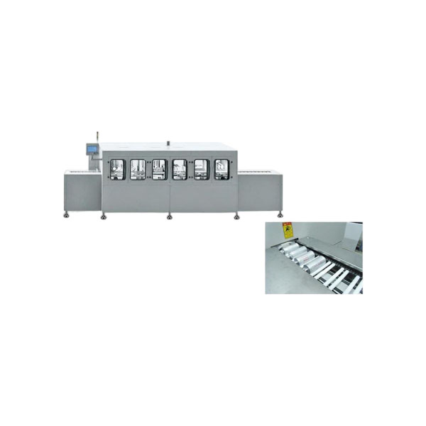 Máquina automática de limpieza ultrasónica y secado por aire para supercondensadores