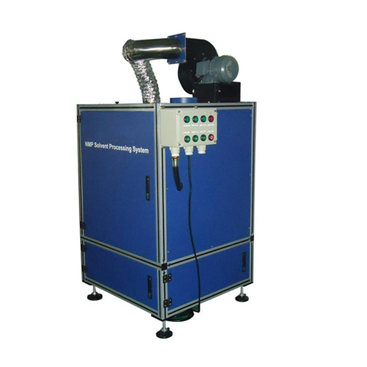 Sistema de doble filtración para vapor de NMP del recubrimiento de baterías de iones de litio