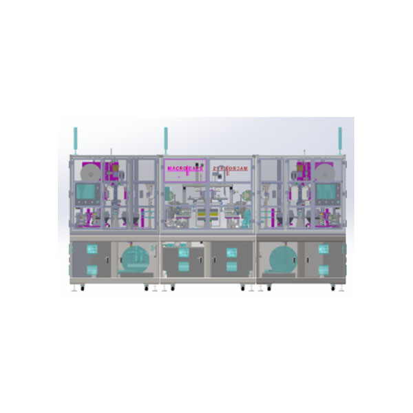 Apilador de electrodos de doble estación tipo 200 con plegado en Z para celdas de litio prismáticas