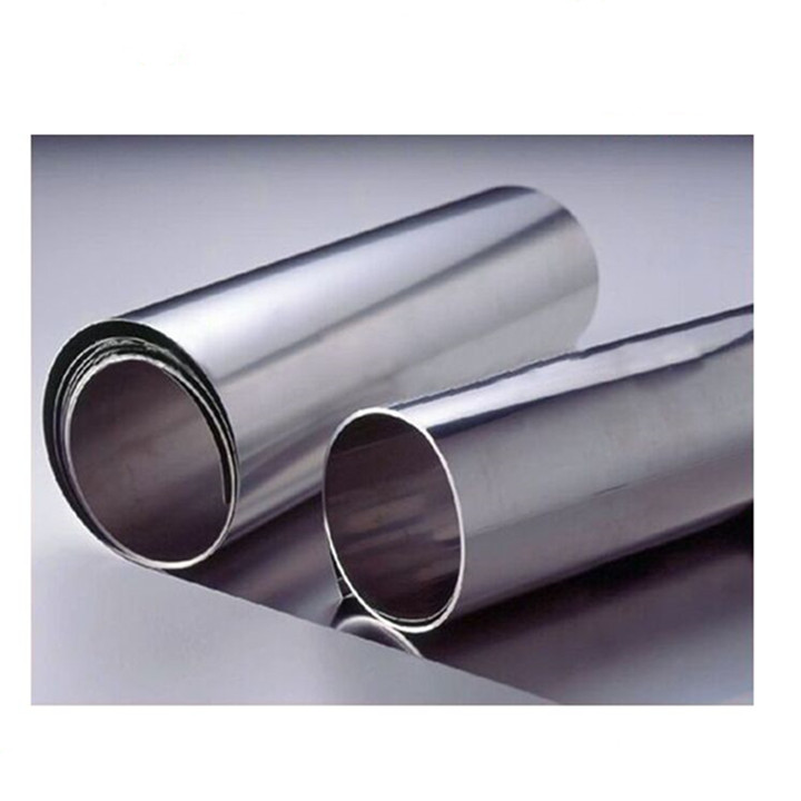 Rollo de lámina de acero inoxidable de 0,03 mm de espesor