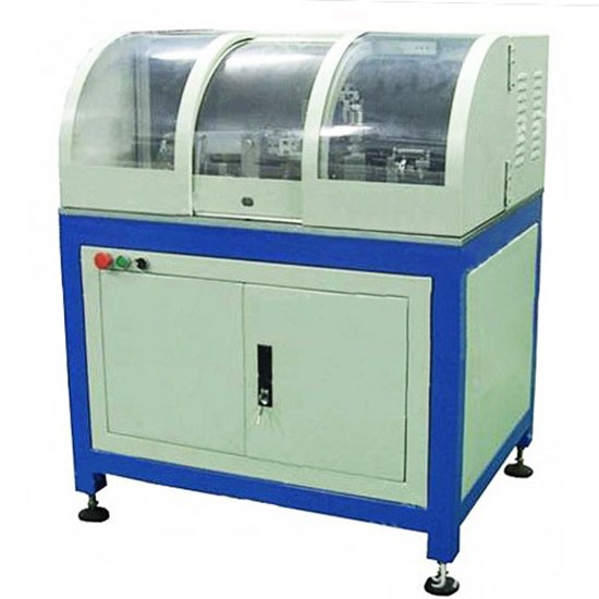 Máquina de tapado de canalización para supercondensadores cilíndricos