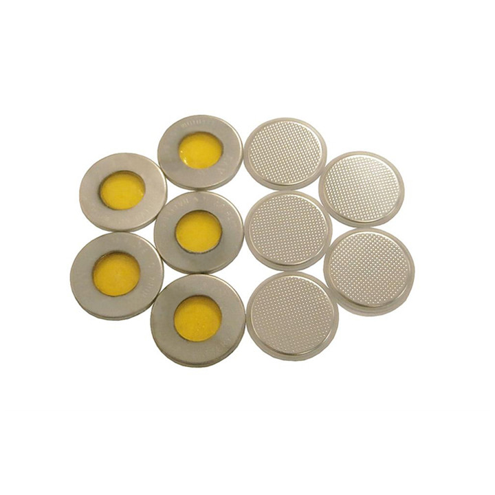 Estuche de celda de botón con ventana lateral de Kapton para análisis de rayos X in situ