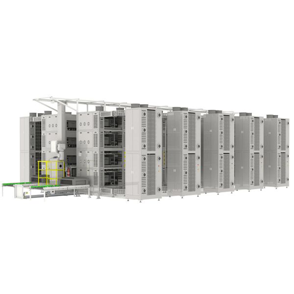 Máquina formadora y clasificadora automática de celdas prismáticas de presión negativa de 5 V, 30 A, 60 A, 80 A, 120 A, 200 A y 300 A.