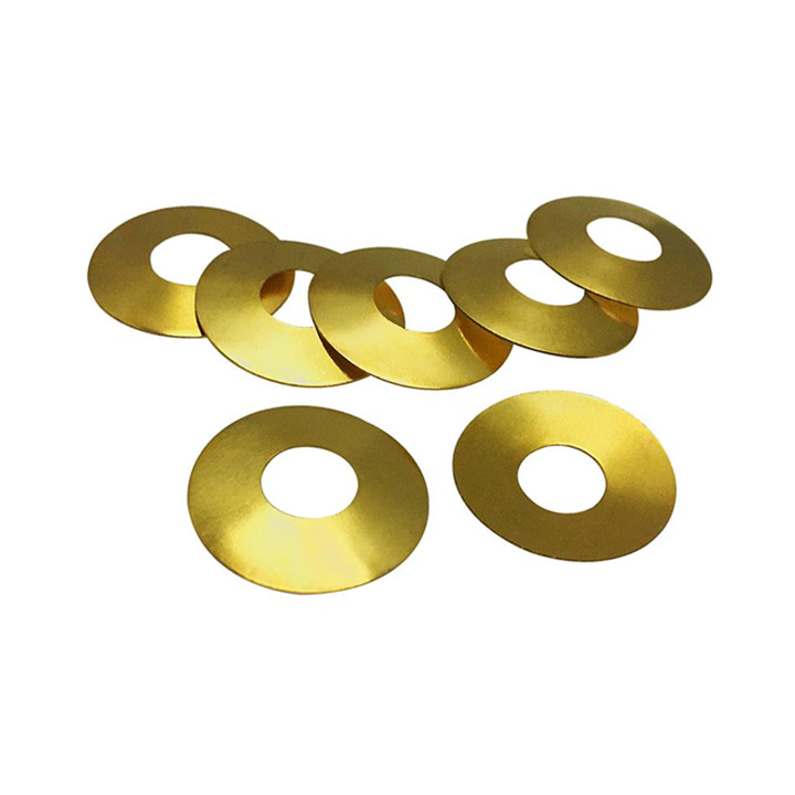 Resorte ondulado de acero inoxidable recubierto de oro para cajas CR2032