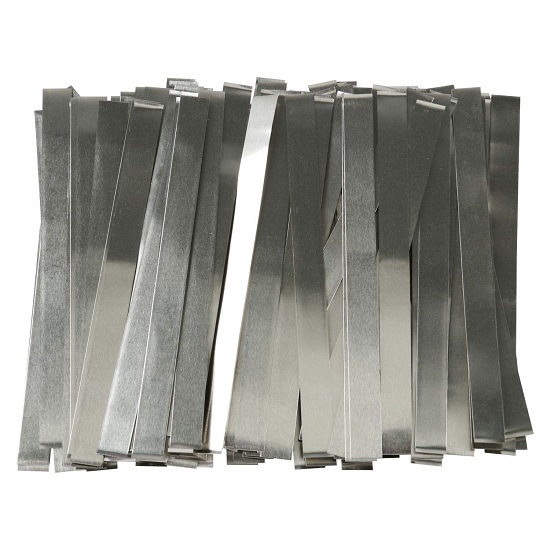 Tira de níquel puro de 99,6 % de pureza, 0,15 x 8 x 100 mm, para soldar con batería 18650, para soldadura por puntos y soldadura.