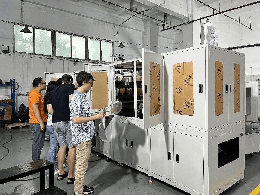 Línea de producción de células en bolsa sueca: aceptación de todos los equipos completada con éxito