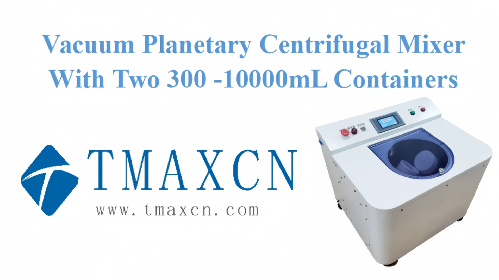 Mezclador centrífugo planetario al vacío con dos recipientes de 300 a 10 000 ml