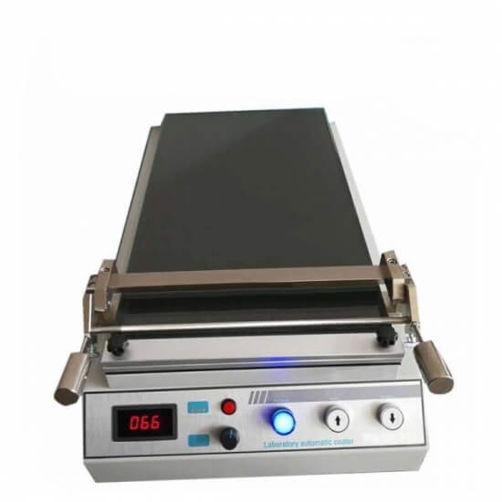Máquina Automática De Laboratorio Para El Recubrimiento De Películas En Tabletas Y Electrodos De Baterías.